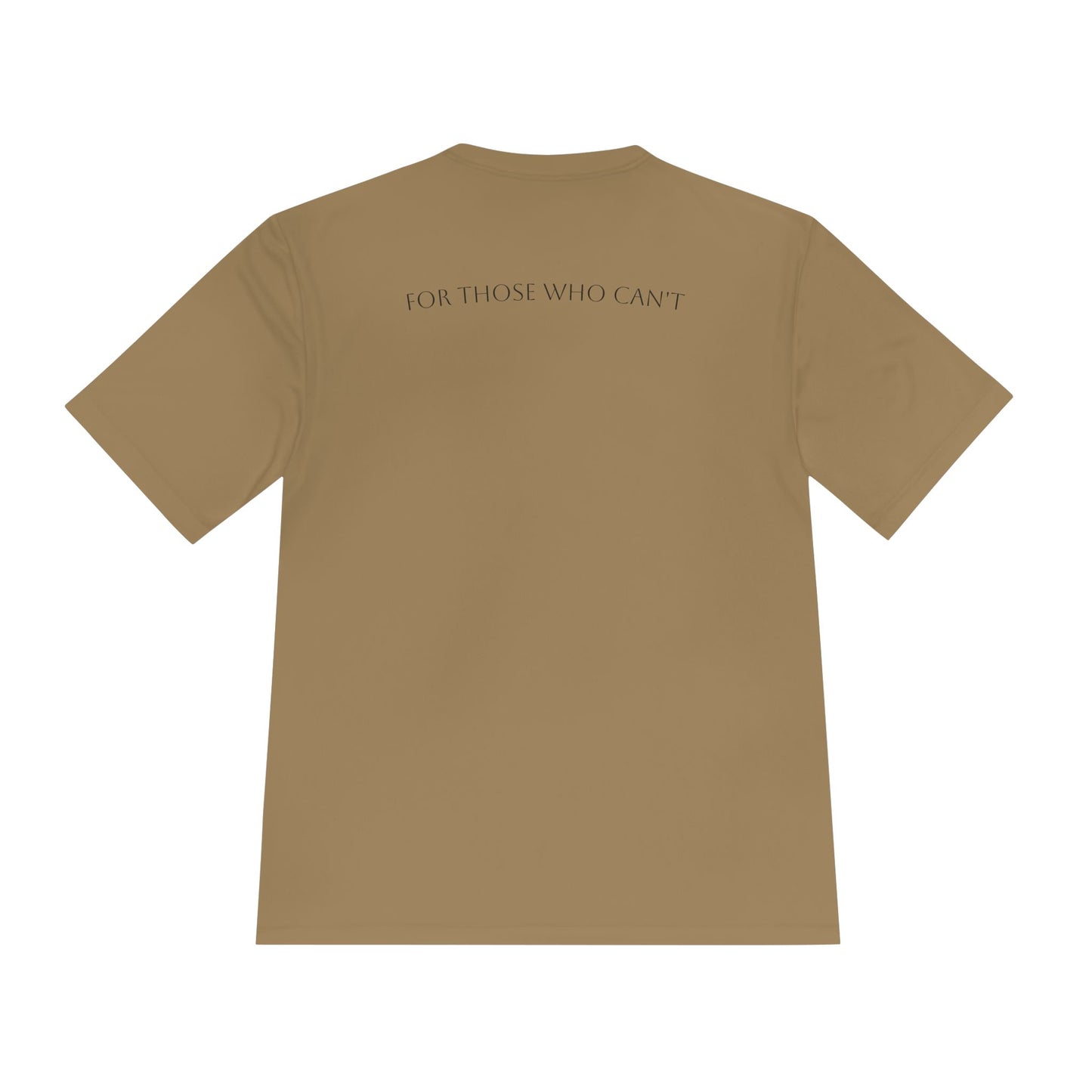TAN TEE- MOISTURE WICKING