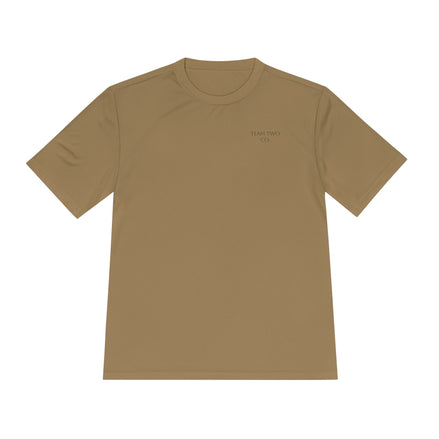 TAN TEE- MOISTURE WICKING